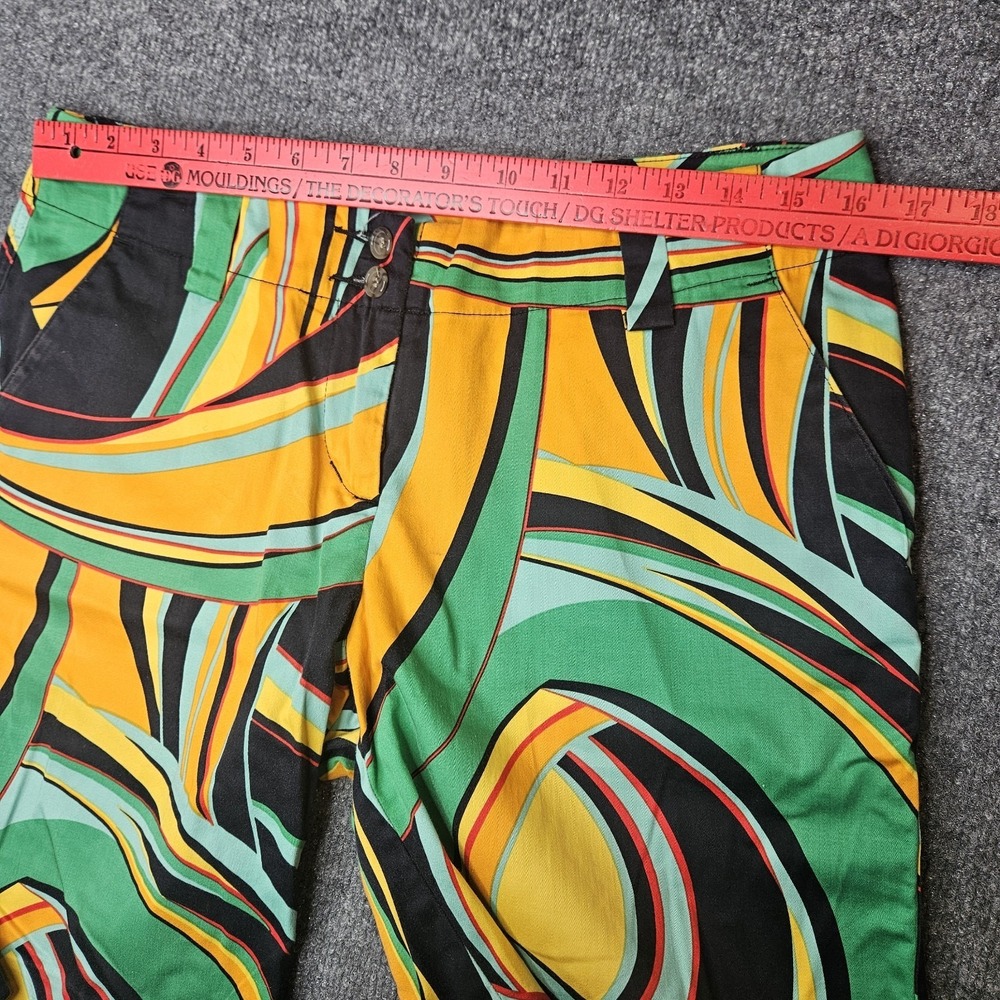 Loudmouth‎ Golf Womens Swirls Gone Wild Bermuda Shorts Size 6 Inseam 10" View 6